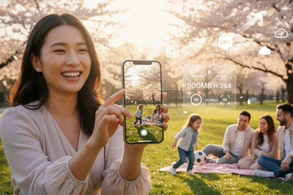 手機影片壓縮不失真:H.265/HEVC 最佳設定指南 手機影片壓縮不失真:H.265/HEVC 最佳設定指南