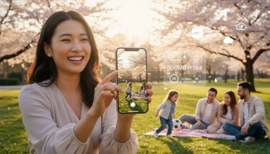 手機影片壓縮不失真：H.265/HEVC 最佳設定指南