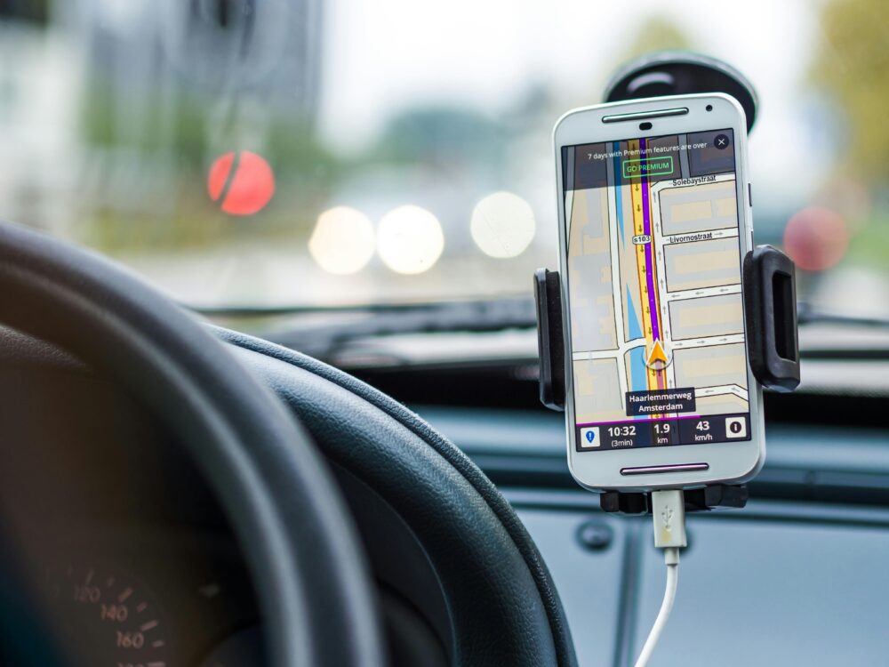 GPS 信號與定位示意