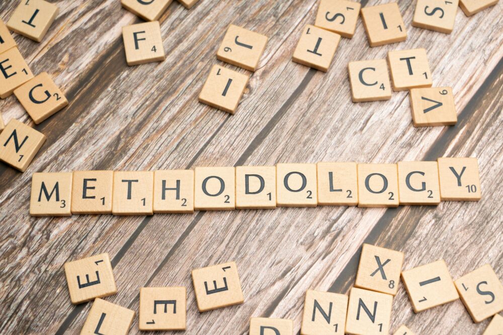 Wooden letter tiles spelling
