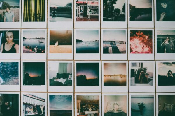 Aesthetic collage of vintage-style photographs with multiple themes and subjects.