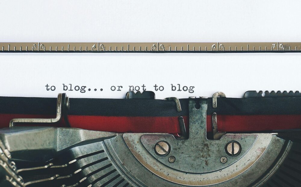 Classic typewriter with