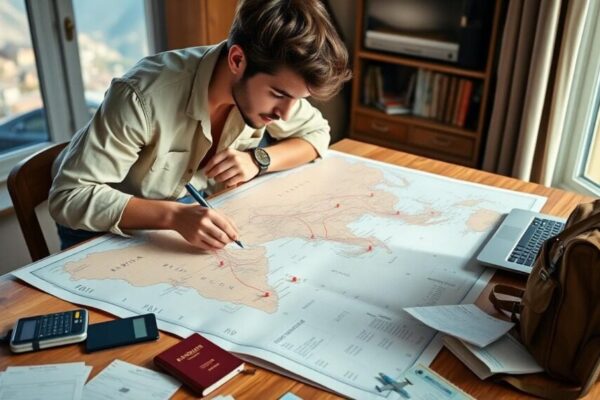 多國旅遊連續 30 日的流量規劃表：完整路線分段與預算控管指南