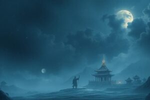 兩個充滿活力的年輕人在草原上熱情互動的場景，象徵白羊座與獅子座的火熱化學反應。Image generated by AI