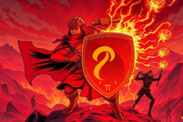 Image提示：以白羊座符號化身為勇士，手持發光的護盾，象徵個人邊界，背景為火熱的能量與人際連結。 Image generated by AI