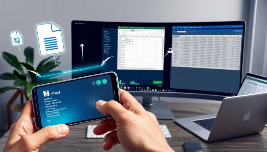 手機名片掃描備份指南:vCard 與 CSV 輸出之差異與實務應用