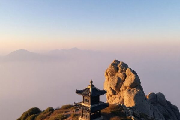 兩個自信滿滿的獅子座伴侶在陽光普照的廣場上，手牽手大笑，背景有熱情的煙火與人群。