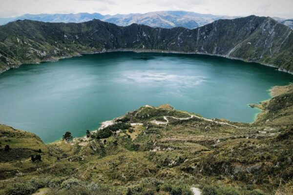 quilotoa 湖、 andersuekuatoriano、 一日遊的免費圖庫相片