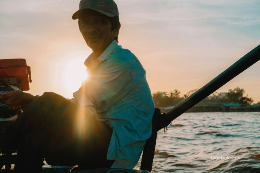 cần thơ，一天的結束，亞洲的免費圖庫相片