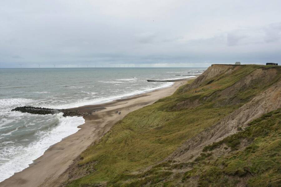 丹麥萊姆維格，北海海岸，海岸懸崖和海灘景色嘆為觀止。