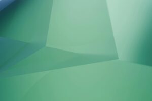 舒緩的抽象設計，具有現代幾何的綠色形狀，非常適合數字藝術背景。