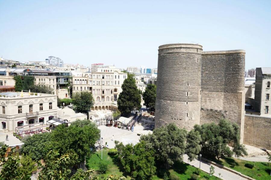 bakı şəhəri，世界遺產，中世紀建築的免費圖庫