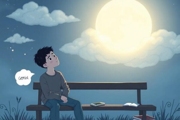 月亮雙子座的核心特徵影像