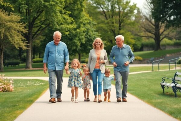 適合家庭的無障礙公園步道