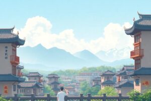 一個象徵月亮雙子座的情緒波動的圖像，顯示雙子座符號與月亮結合，周圍有風的元素代表變動，顏色從藍色到黃色轉變表示情緒起伏，風象風格，轻快但混亂的辦公室背景，前景是雙子座符號和月亮，背景是辦公桌上的文件和電腦，風吹起紙張，風格是寫實但帶有幻想元素，氛圍是動態且多變。Image generated by AI