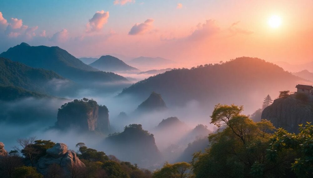 月光下的巨蟹座象徵,一個人蜷縮在舒適家中,背景有寧靜海洋和溫暖燈光,強調情感敏感與家庭依戀