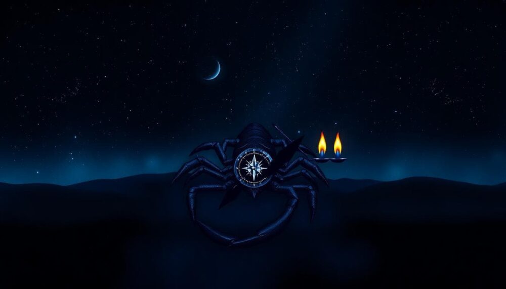 Image generated by AI: A mystical image representing Scorpio zodiac sign