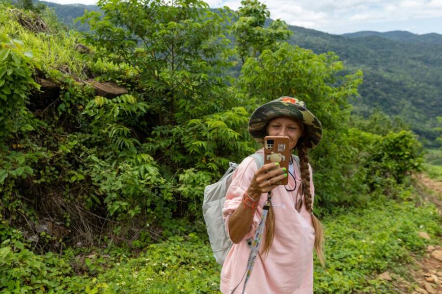 Unihertz Tank 3 Pro on rocky trail