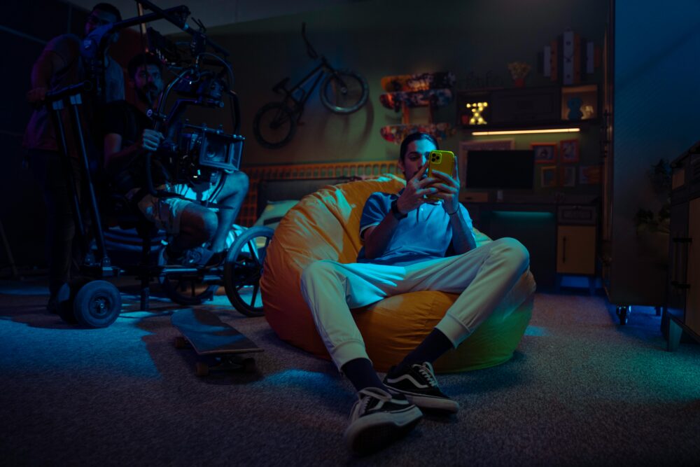 手機片場收音示意圖