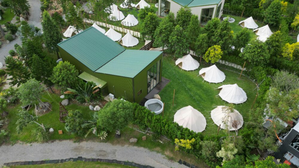 圖片說明:中部與南部的交通樞紐與景點分佈概覽