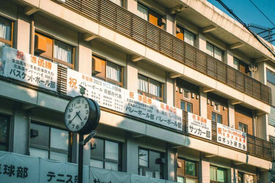 學校建築日式美學示意