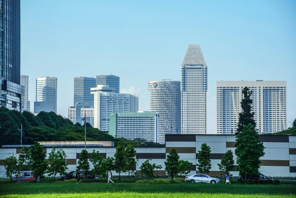 新加坡濱海灣與城市天際線