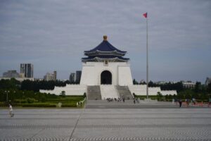 淡水夕陽海岸景致