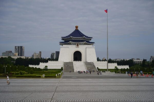 淡水夕陽海岸景致