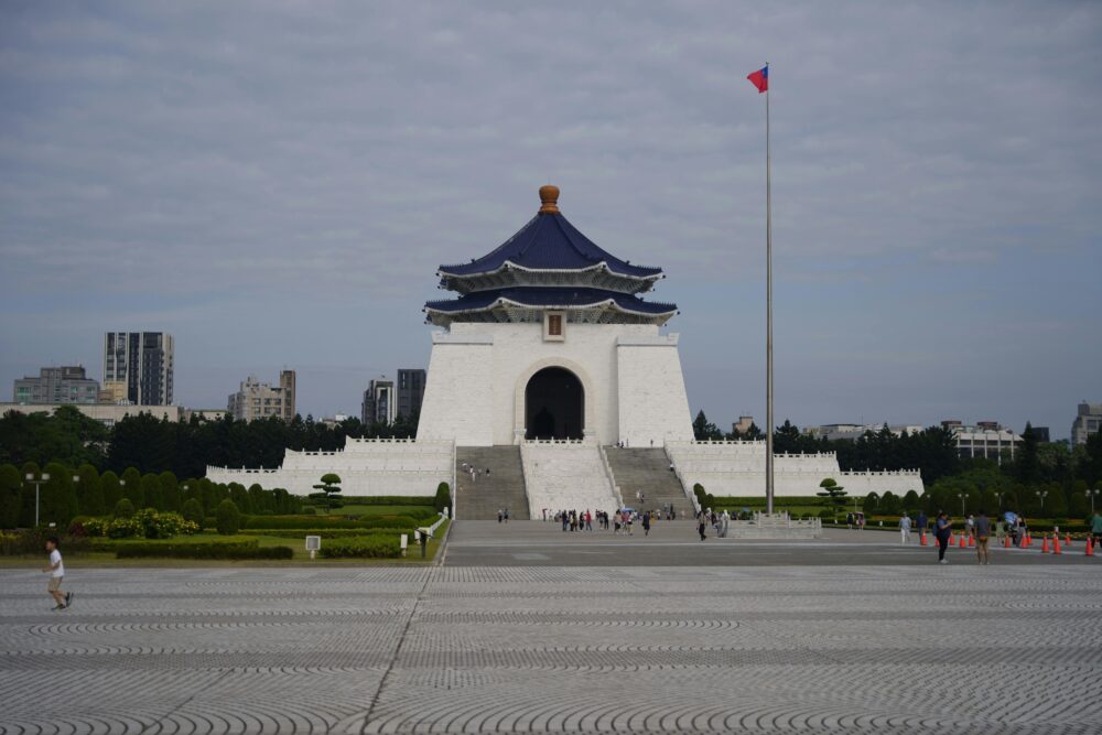 淡水夕陽海岸景致
