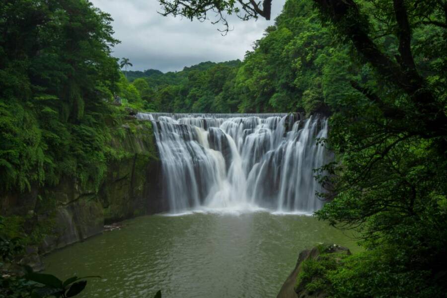 Canyon and Waterfall Landscape