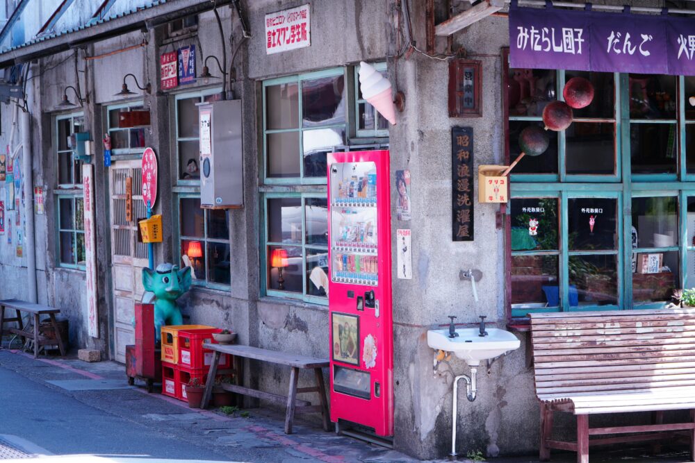 Vibrant street view in Taipei