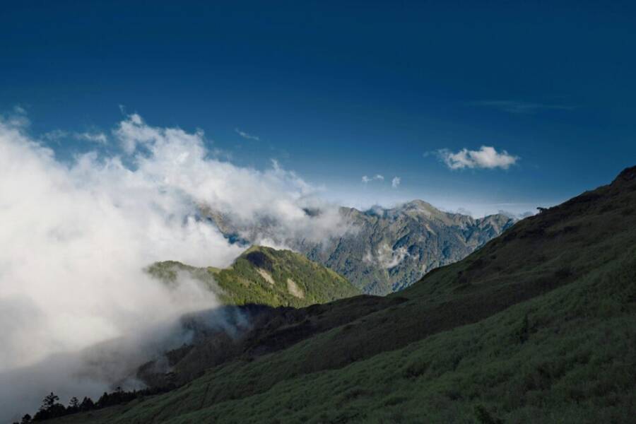 Majestic Hehuanshan mountain landscape