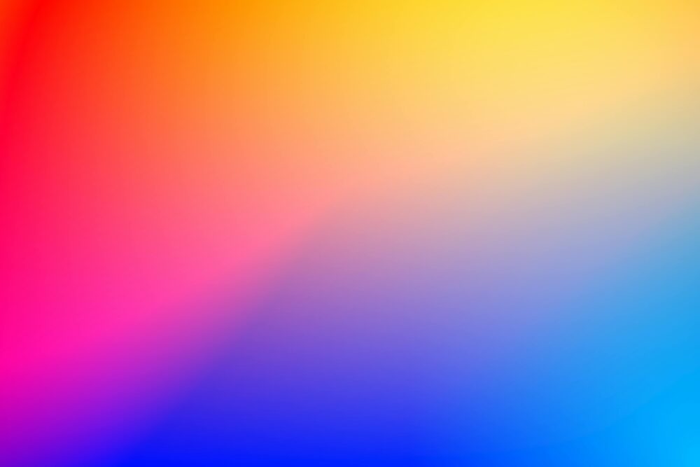 Colorful gradient with smooth transitions from red to blue for dynamic designs.