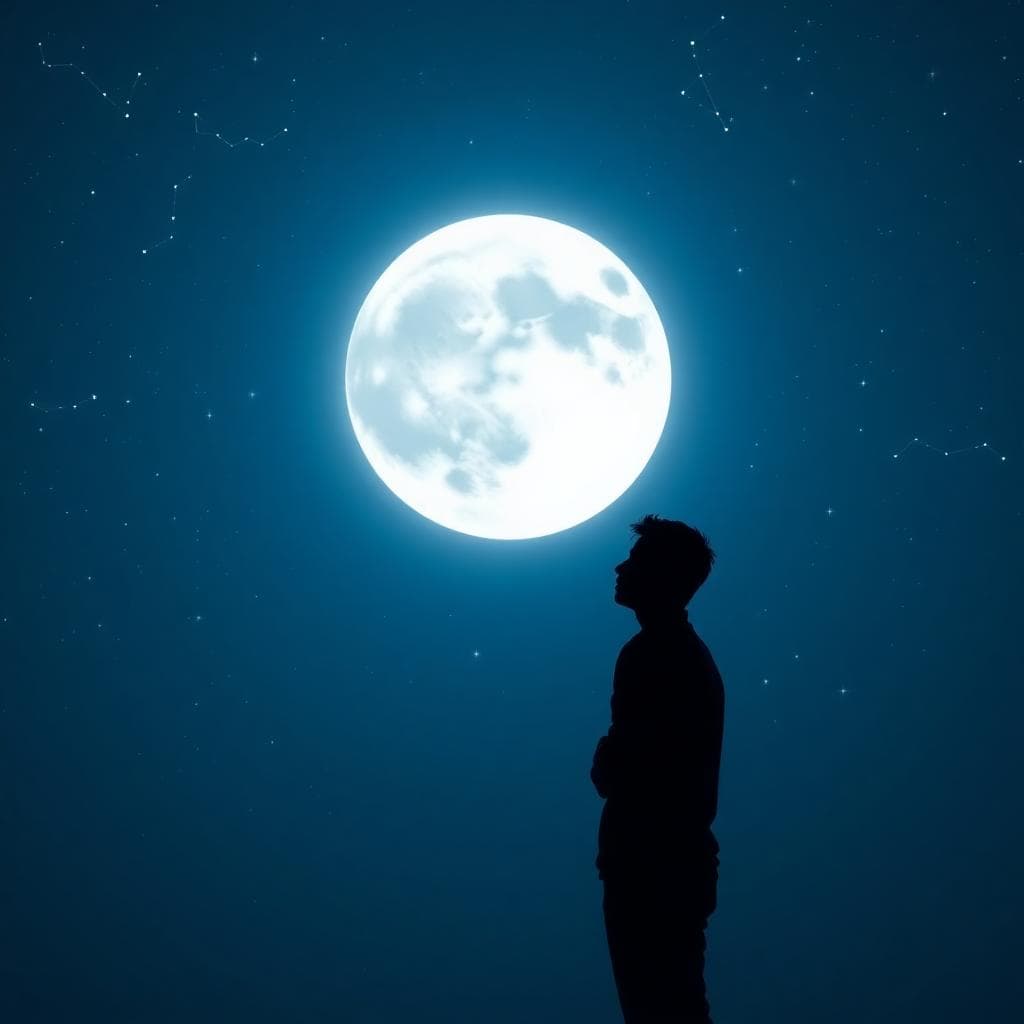 月亮水瓶座依附風格的象徵性圖像