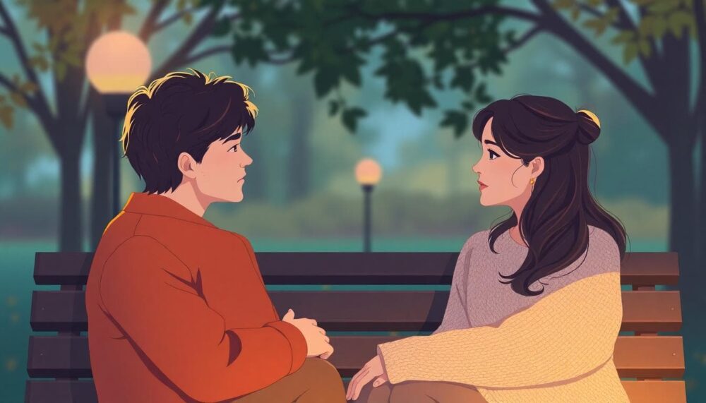 Serene first date scene