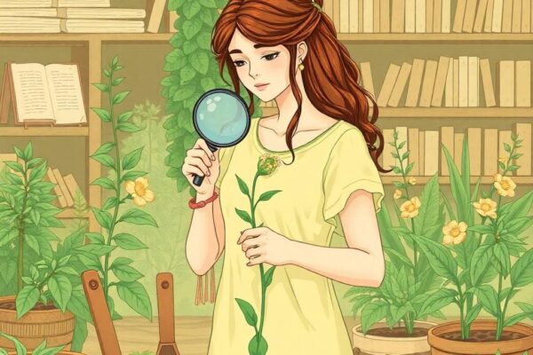 AI 生成圖像：處女座的形象，細心與完美的象徵