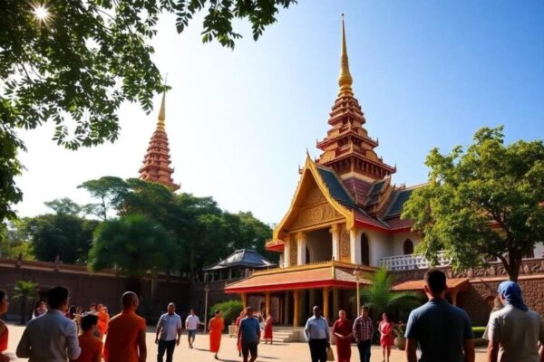 帕辛寺與契迪龍寺的經典風貌，晨光與古牆的對比