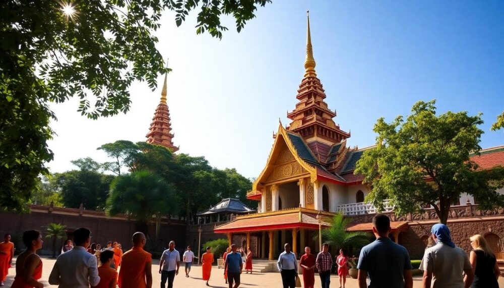 帕辛寺與契迪龍寺的經典風貌,晨光與古牆的對比