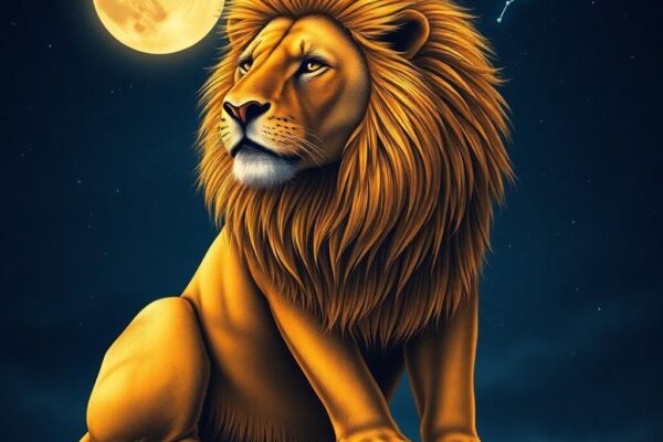 壓力中的月亮獅子座