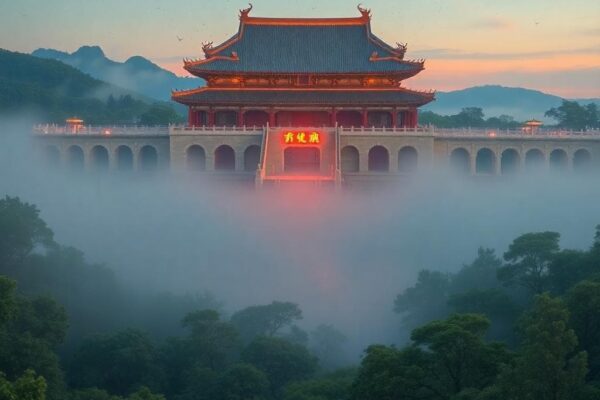 一個充滿活力的白羊座星座插圖，顯示一頭公羊向前衝刺，周圍環繞火焰，背景是紅色與橙色的火熱景觀，前景聚焦公羊的強壯身形，風格動感而熱情，無文字，藝術風格類似幻想插畫。 Image generated by AI