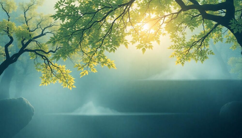 戶外公園夕陽下的對話