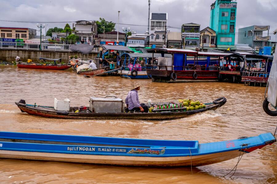 越南 Cần Thơ 的 Cai Rang 水上市場
