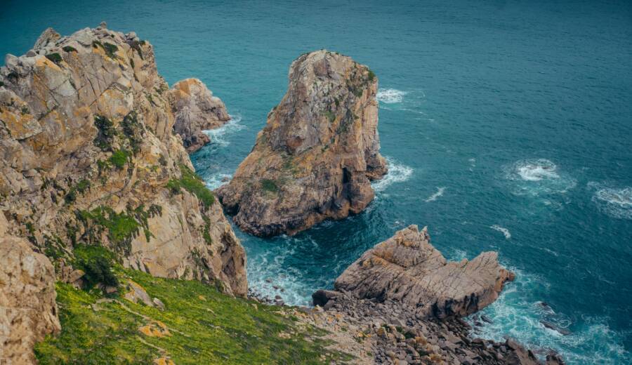 pointe de pen hir，不列塔尼，令人嘆為觀止的免費雕像相片