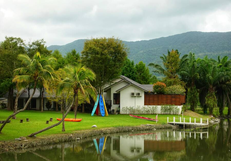 Tranquil riverside experience in local area