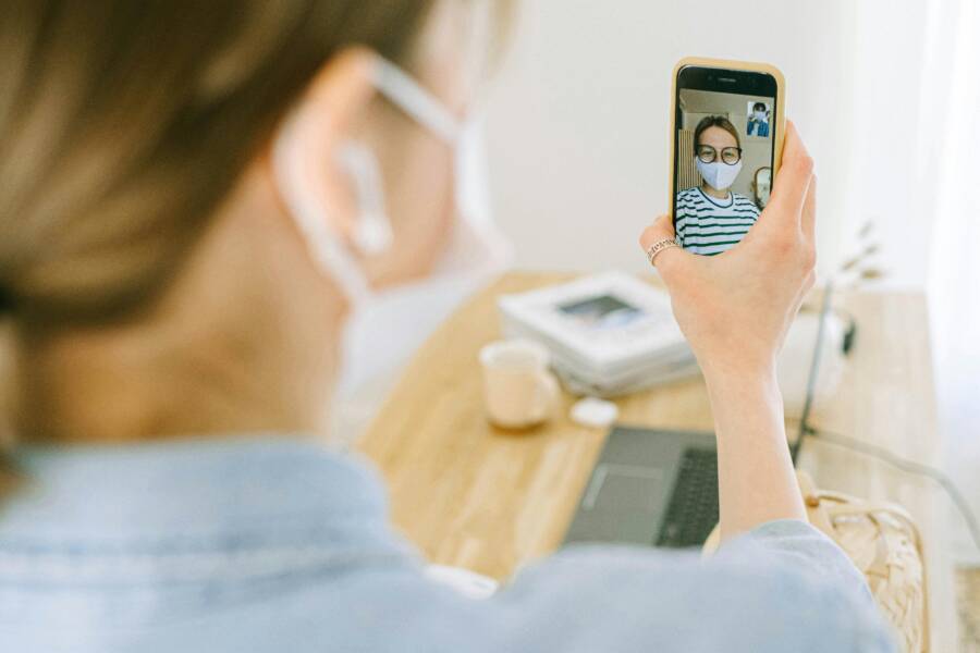 phone zoom call