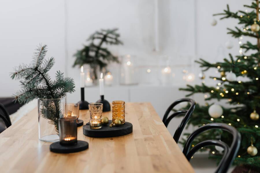 Storing Holiday Decor with Bins from Home Depot